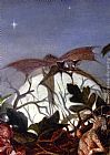 Famous Bird Paintings - Fairies In A Bird's Nest (detail 3)
